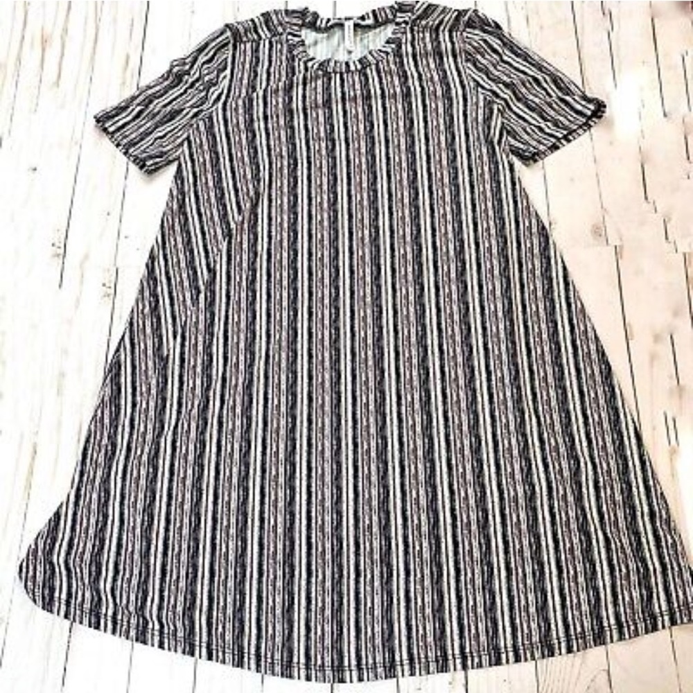 BCBG Striped Shift Mini Dress